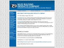 Tablet Screenshot of nilesbldg.com